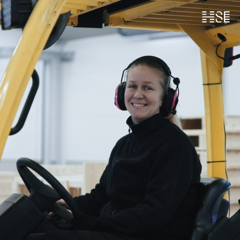 Hanna, medarbetare Hillerstorp Special Emballage